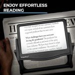 5X LED Hands-Free Magnifying Glass with Stand