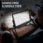 5X LED Hands-Free Magnifying Glass with Stand