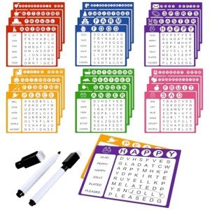 12 Word Search Books for Seniors with Dementia