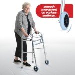 Lightweight Adjustable Walker with Wheels for Seniors