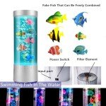 Colorful LED Bubble Fish Sensory Lamp