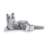 Silver Interactive Cat Companion for Dementia Comfort