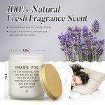 Lavender Scented Thank You Appreciation Soy Candle Caregiver Gift