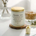 Lavender Scented Thank You Appreciation Soy Candle Caregiver Gift