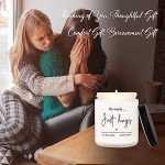 Just Hugs Handmade Lavender Candle Caregiver Gift