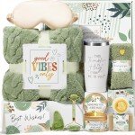 Good Vibes Relaxing Spa Gift Set Basket