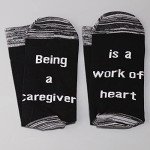 Caregiver Appreciation Socks - Unisex Gift - Pack of 2