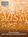 $25 Visa Gift Card with Purchase Fee