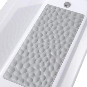 Soft Non-Slip Rubber Bathtub Mat with Suction Cups