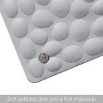 Soft Non-Slip Rubber Bathtub Mat with Suction Cups