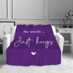 No Words...Just Hugs Cozy Blanket  - Choose Your Color!