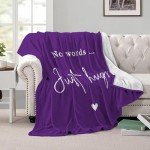 No Words...Just Hugs Cozy Blanket  - Choose Your Color!