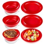 Spill Proof Scoop Bowl and Plate Set w/Suction Cups (Color May Vary!)
