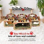 Realistic Black Lab Stuffed Interactive Pet Toy for Dementia Support