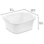 Heavy Duty Plastic Wash Tub and Foot Bath