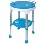 Carex Adjustable Shower Stool with Rotating Seat