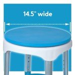 Carex Adjustable Shower Stool with Rotating Seat