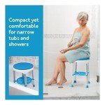 Carex Adjustable Shower Stool with Rotating Seat