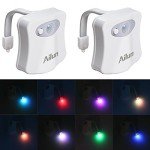 Ailun Motion Sensor Toilet Night Light 2-Pack