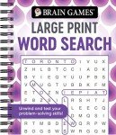 Large Print Word Search Puzzle - Swirls Design