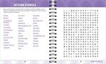 Large Print Word Search Puzzle - Swirls Design