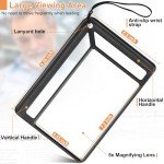 5X Full Page Lightweight Magnifying Glass for Seniors