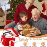 5X Full Page Lightweight Magnifying Glass for Seniors