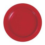 Red Inner-Lip Plate for Increased Mealtime Independence