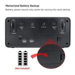 DreamSky Jumbo Digital Alarm Clock for Seniors