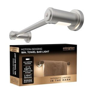Motion Sensor Toilet Paper Holder with Night Light