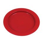Red Inner-Lip Plate for Increased Mealtime Independence