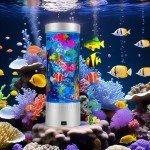 Colorful LED Bubble Fish Sensory Lamp