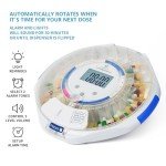 Automatic Pill Dispenser with Alarm and Alerts