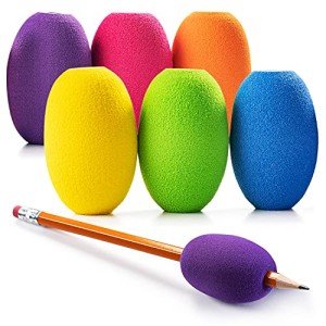 Colorful Ergonomic Pen and Pencil Grips for All Ages