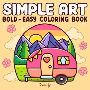 Simple Art Relaxing Coloring Book for Any Age