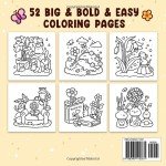Bold & Easy Coloring Book: Into Gardens - Plants, Flowers & Animals
