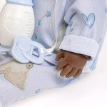 Realistic 13" African American Twin Baby Dolls