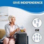 Kennedy Spillproof Cups - Use with Any Straw - Set of 3