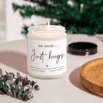 Just Hugs Handmade Lavender Candle Caregiver Gift