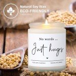 Just Hugs Handmade Lavender Candle Caregiver Gift