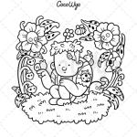 Spooky Cutie Cute & Comfy Coloring Book by Coco Wyo