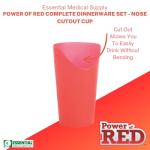 Red Dinnerware Set for Caregivers and Seniors