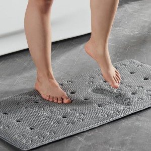 Non-Slip Foam Bath Mat for Elderly & Kids