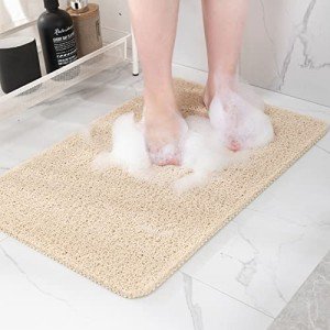 Non-Slip Bath Mat, Fast-Drying Shower Mat 24x16