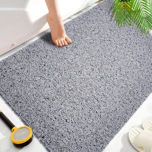 Large Non-Slip Shower Mat for Elderly – Grey