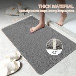 Joyhalo Anti-Slip Shower Mat for Elderly, 17" x 30