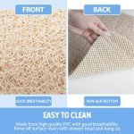 Non-Slip Bath Mat, Fast-Drying Shower Mat 24x16