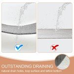 Joyhalo Anti-Slip Shower Mat for Elderly, 17" x 30