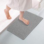 Joyhalo Anti-Slip Shower Mat for Elderly, 17" x 30
