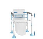 Adjustable Toilet Safety Rail for Senior Assistance
